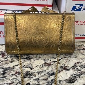 Antique Brass Purse
